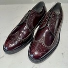 Leather Classics Vintage Made In Usa Burgundy Wingtip Dress Shoes Usa Size 10 5d