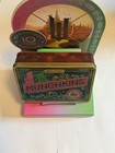 Rare Dunkin    Wicked For Good Munchkin Tin Box With Display Stand Glinda Elphaba