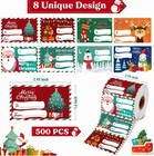 Ohome 500 Pcs Christmas Gift Tags - Gift Tags For Christmas Presents   Christmas