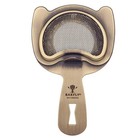Fine Mesh Spring Strainer Antique Gold