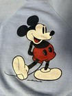 Vintage Mickey Mouse Sweatshirt Kids 6 8 Blue 60s 70s Raglan Disney Sweater