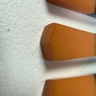 Vintage Bakelite Dessert Forks  Butterscotch Set Lot 4 Made In Germany Flatware