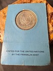 1970 Silver 25th Anniversary Of The United Nations Commemorative Medal 