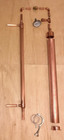 Diy Beer Keg Kit 2  Copper Pipe Moonshine Pot Still Distilling Column Tri Clamp