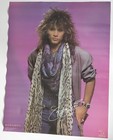 Vintage Poster   Bon Jovi 1987 Leopard Scarf Pink 17x22   211 Funky Enterprises