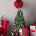 4 Ft Pre-lit Pine Artificial Christmas Tree 100 Color Changing Led Lights Stand