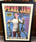 95 Pearl Jam Tour Poster Signed By Band uniq Ed Sig   Jack Irons - Nvr Displayed