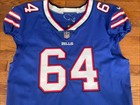 Authentic Game Worn 2017 Buffalo Bills Richie Incognito  64 Blue Jersey All Pro