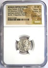 Julius Caesar Ar Denarius P  Sepullius Macer Coin 44 Bc  Certified Ngc Choice Vf