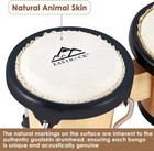 Eastrock Bongo Drum 4    And 5    Set For Adults Beginners Professionals Tunable Woo