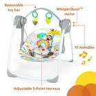 Portable Compact Baby Swing With Toys  Unisex  Newborn  