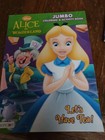 Three Disney Coloring activity Books  Alice  Pinocchio  Animals
