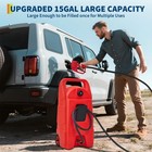 Fuel Caddy 15 Gallon Portable Diesel Gas Tank On Wheels W  Manual Transfer Pump