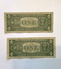 Series 1957  1 Bill Silver Certificate A Blue Seal Fancy Numbers Circulated