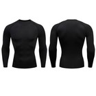 Men s Compression Running Shirt Long Sleeve Gym Fitness Sports Training Top