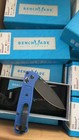      Benchmade Bugout 535 Folding Knife Cpm-s30v Steel Blue Handle   New In Box     