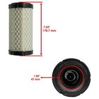 Caltric 11013-1290 Air Filter For Kawasaki Mule Kaf620 Kaf820 Kaf950 Kaf1000