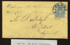 Confederate States 2 Used On Cover Richmond To Abington Va With Enclosure Lv6345
