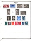 Collection  Romania Part B Scott Album Page  1935 1954  Cat  121  Mint   Used