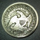 United States Of America Silver 1835 Half Dime Rare Denomination  Capped Bust De