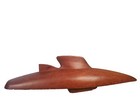 Antique Wooden Pond Sail Boat Shaped Hull 1920 s - 30   s Hand Made Vtg Toy 