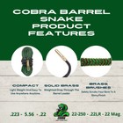 Easy 1 Pull Bore Cleaning System For  22 Calibers - Fast Shipping - Cobra Snakes