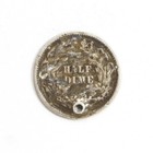 1871 Seated Liberty Half-dime