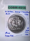 Rare British Coronation Medal 1714 George I  Nice With Some Corrosion Cobm-4514