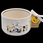 Rae Dunn Double Sided Ceramic Mug Happiness Is Peanuts 75 Years Snoopy And Gang