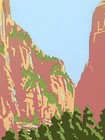 1938 Zion National Park Ranger Naturalist Vintage Wpa Travel Poster - 18x24