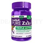 Zzzquil Pure Zzzs Triple Action Gummy Melatonin Sleep Supplement 42 Ct Lot Of 2