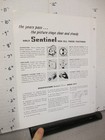 Sentinel Tv Radio 1954 Sales Sheet Highlander Woman Model 500t Uhf Vhf