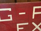 Vint  1940s Uscg Aux Hand Painted Wooden Sign Coast Guard Exam Station Ww2 Wwii