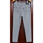 Levis 721 High Rise Skinny Jeans Grey Denim Pants Womens 30 W1026064