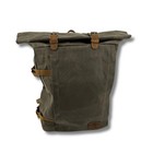 Ruck   River Waxed Canvas Bag Water Resistant Gear Bag With Leather Straps