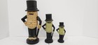 Vintage Planters Mr  Peanut Cast Iron Coin Banks  Good Condition Set Of 3