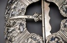 Antique Judaica 1909 Dutch Orthodox Yom Kippur 833 Silver Buckle