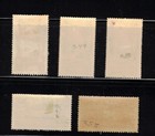 Djibouti  somali Coast  Stamps Sc 248-252 Mh 1947 Lots106