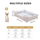 Plush Pet Bed For Small Dogs Cats Soft Cuddle Bed 19x15