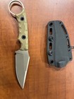 T Kell Night Stalker Cqc Blem Knife W Kydex Sheath