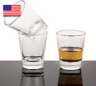 Heavy Base Shot Glasses  1 5 Oz Sets Of Clear Shot Glass  4 Pack   Measuring Cup