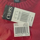 Chaps Boys Pullover Sweater Red 100  Cotton Knit Long Sleeve Xl