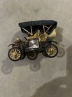 Metal Car Clock Vintage Antique