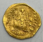 527-565 Ad Byzantine Empire Justinian I Av Solidus Gold 4 08g Ancient Coin