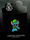 Disney Shopping Stitch St Patrick   s Day Four Lead Clover  Le 250 Pin Rare 2009