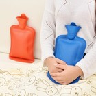 Hot Water Bottle Bag 2000ml 12 x7  Thick Rubber Bag Relax Heat Cold Therapy Us