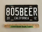     new 805 Beer Ca License Plate Beer Metal Craft Tin Bar Sign Taker