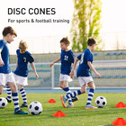 Soccer Training Cones  Agility Disc Sports Cones With Carry Bag And Holder  Plas