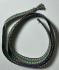 Ceremonial Sash Belt Native American Handwoven Grasses 38in Vintage