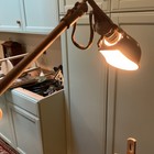 Antique Sears Roebuck Industrial  Vintage Light Adjustable Table desk Lamp Works